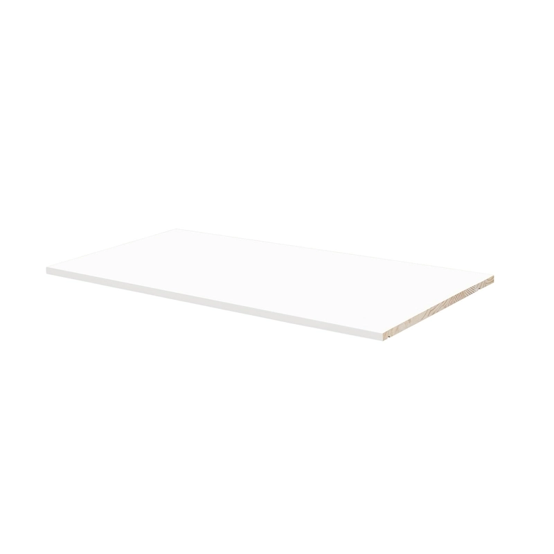 Palace Imports 100% Solid Wood Single Large Shelf for Kyle Wardrobe Armoires