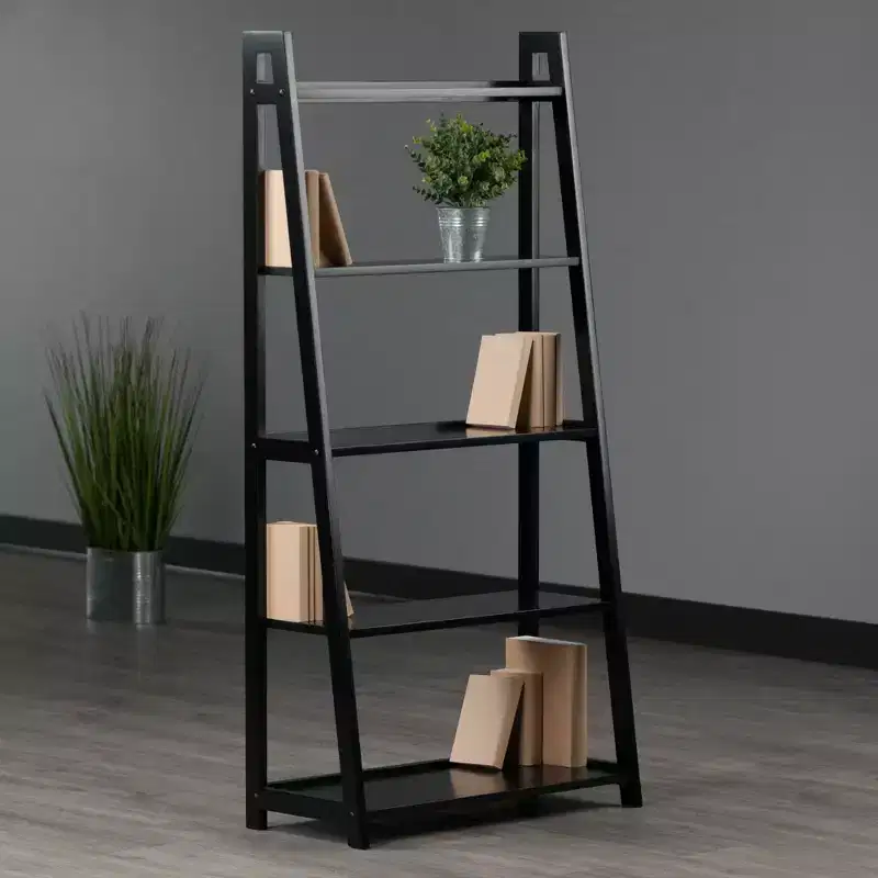 58 Adam A Frame Shelf - Black - Winsome