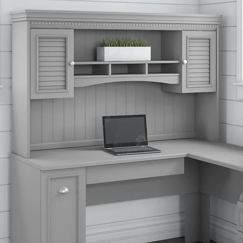 Fairview 60W Hutch for L Shaped Desk by Bush Furniture