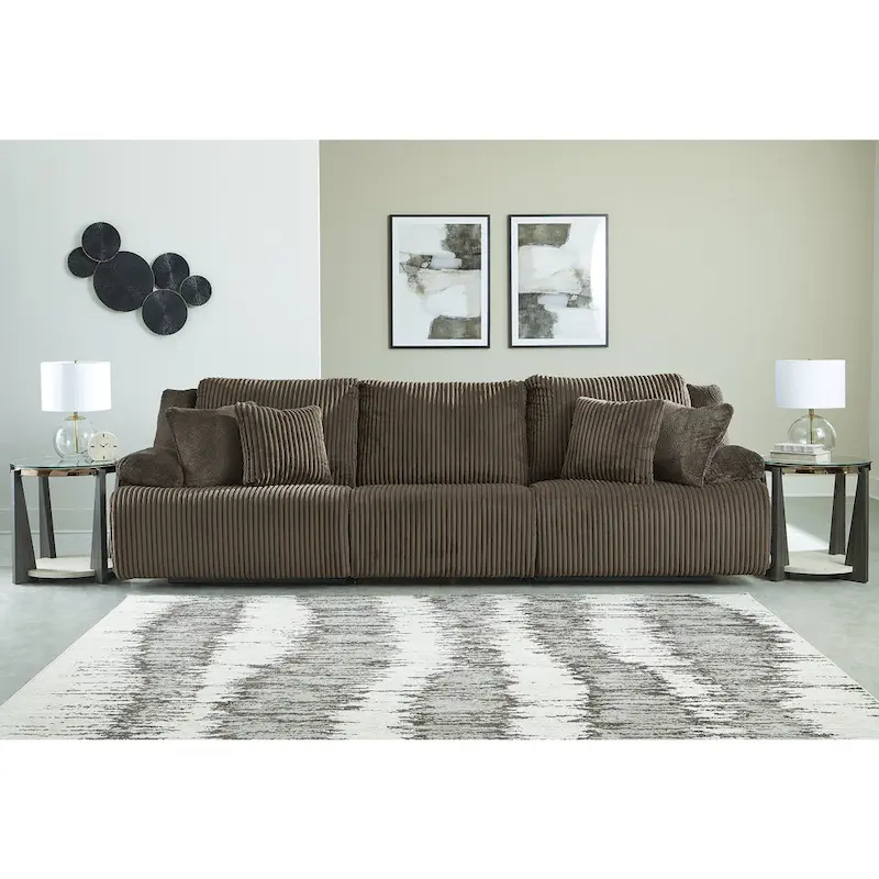 Top Tier Reclining Sectional Sofa - 128W x 40D x 41H