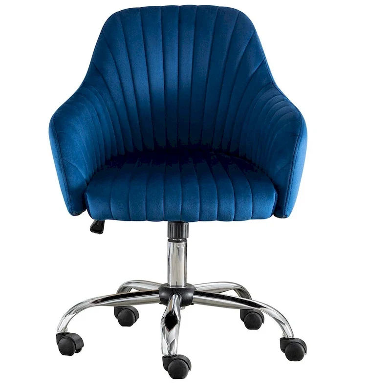 Home Office Leisure Chair with Adjustable Height and Casters