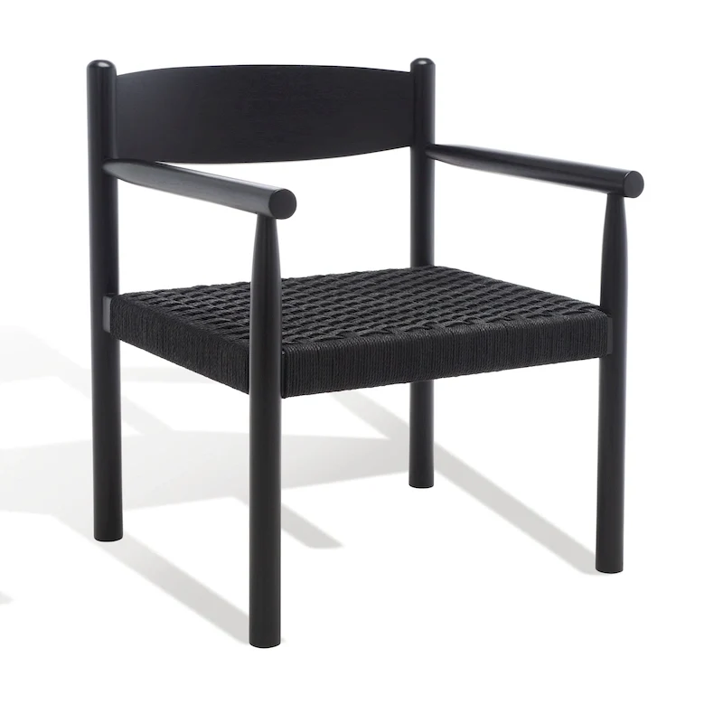 SAFAVIEH Couture Matisha Danish Rope Accent Chair - 24.75 W x 24.75 L x 30 H - 25Wx25Dx30H
