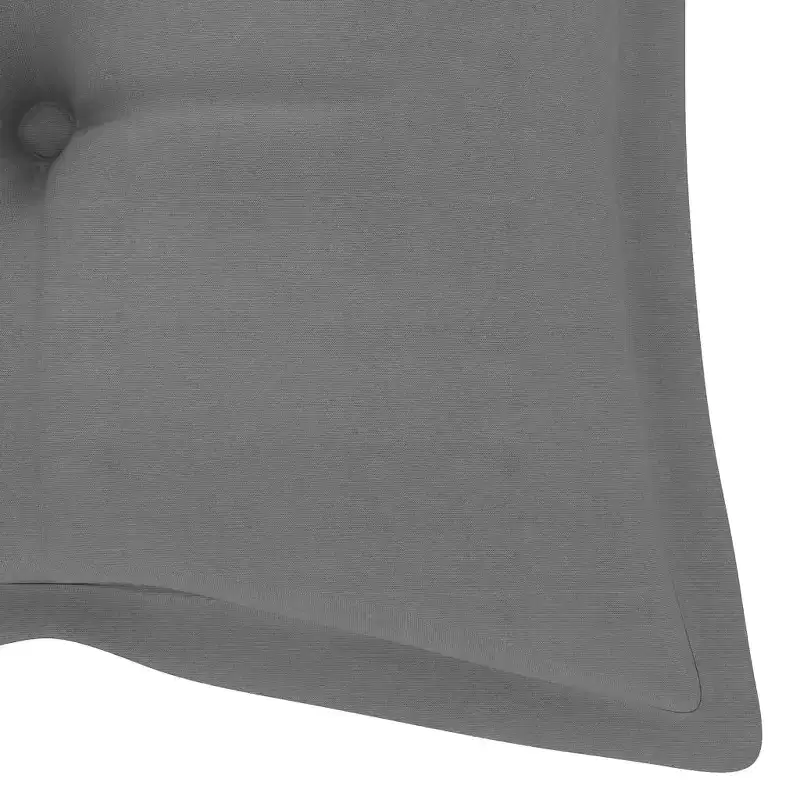 Garden Bench Bamboo Bamboo frame and polyester cushion 46.5 in