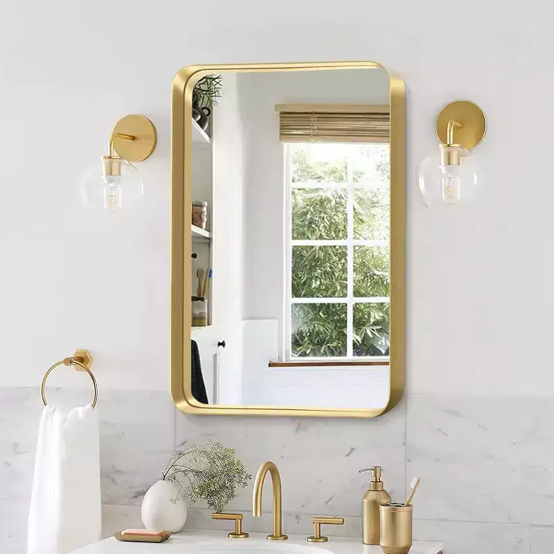 Aluminum Fine Edge Wall Mirror