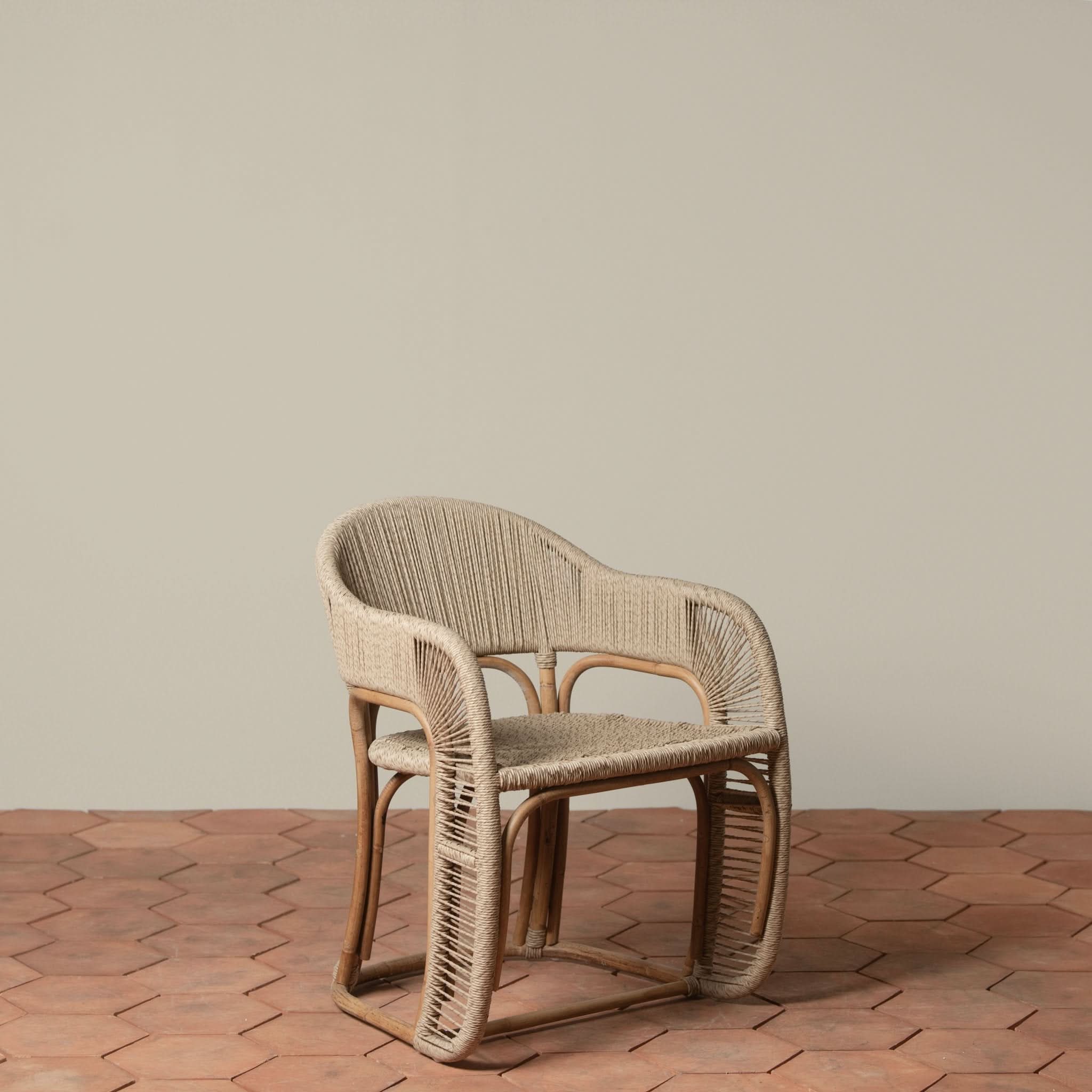 Arm Chair - by the twisting vines of wine country's vineyards, the Arm Chair offers effortless elegance in indoor and outdoor spaces
