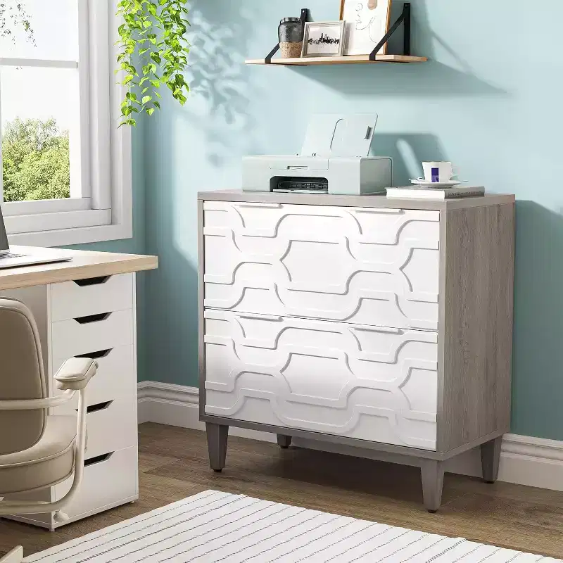 2 Drawer Lateral File Cabinet, Office Filing Cabinet