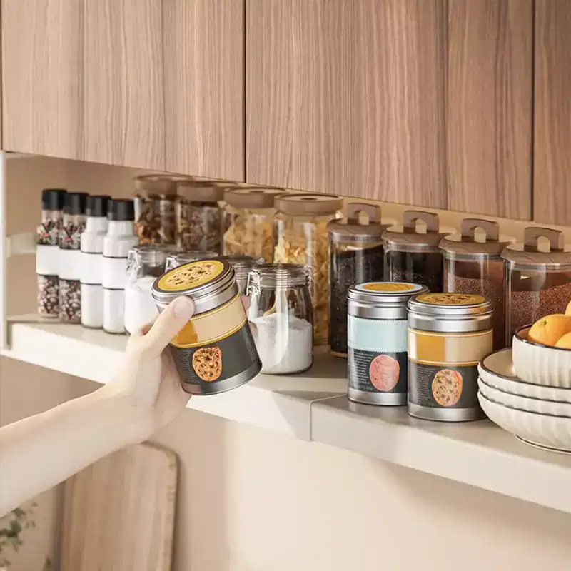 Expandable Under Cabinet Shelf, Hanging Under Shelf Storage Basket Organizer