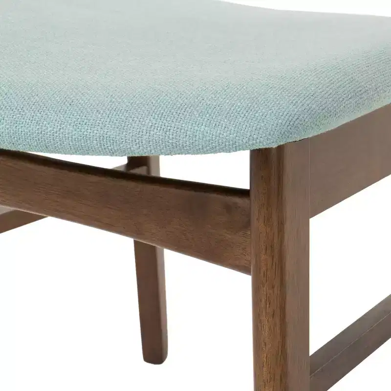 Christopher Knight Home Fausett Mid Century Modern Fabric Upholstered Wood 5 Piece Dining Set
