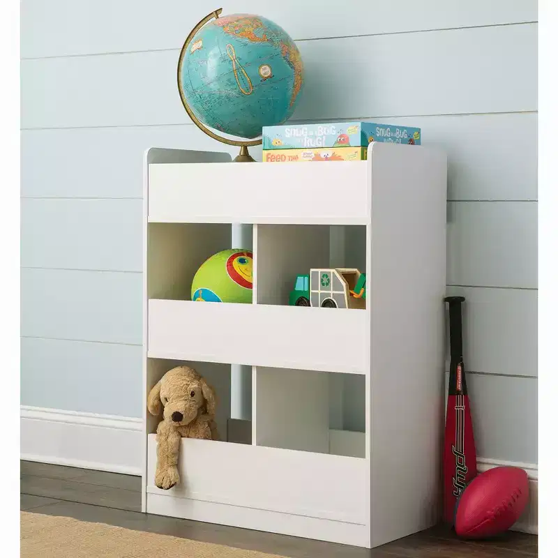Vertical Cubby Organizer, White