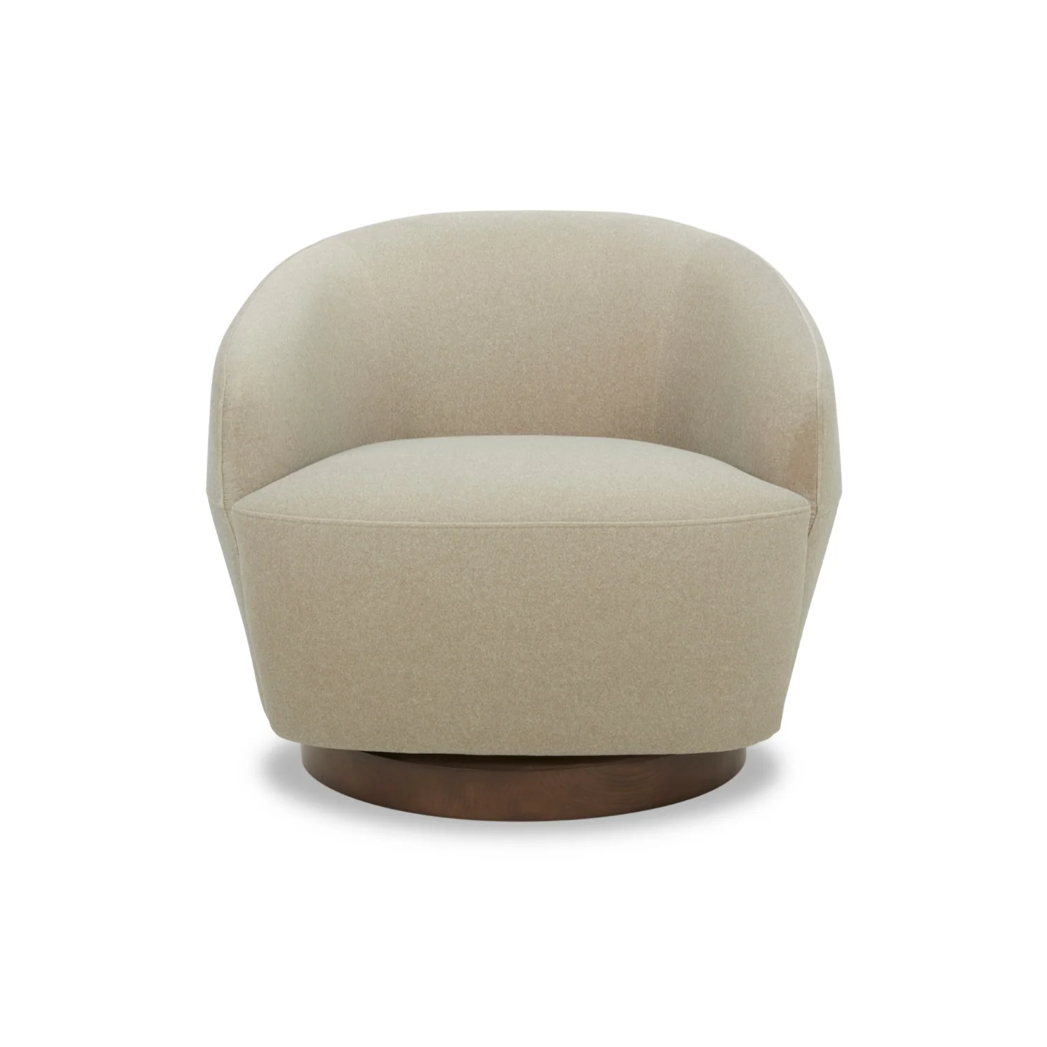 Modern Velvet Lounge Chair with Sculptural, Upholstered - Living Room | Matte Finish