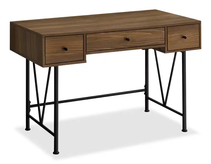 47.25 Office Desk with 3-Drawers