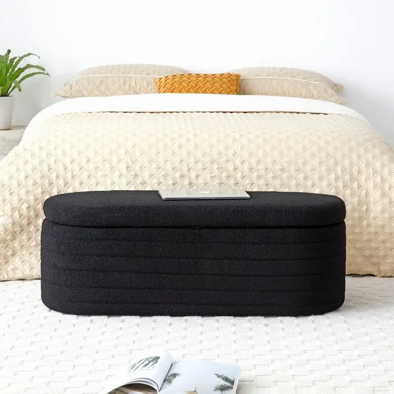 45.67W Bed Bench with Storage