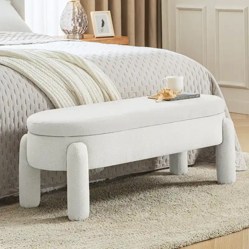 Oscar Modern Flip Top Storage Bench