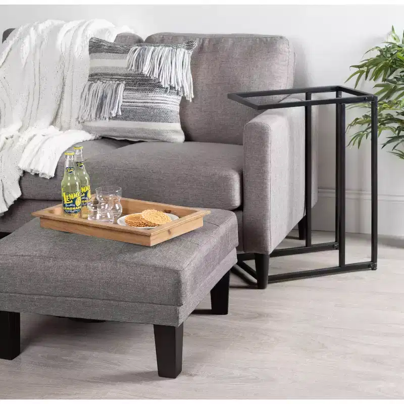 Wood and Metal C-Table