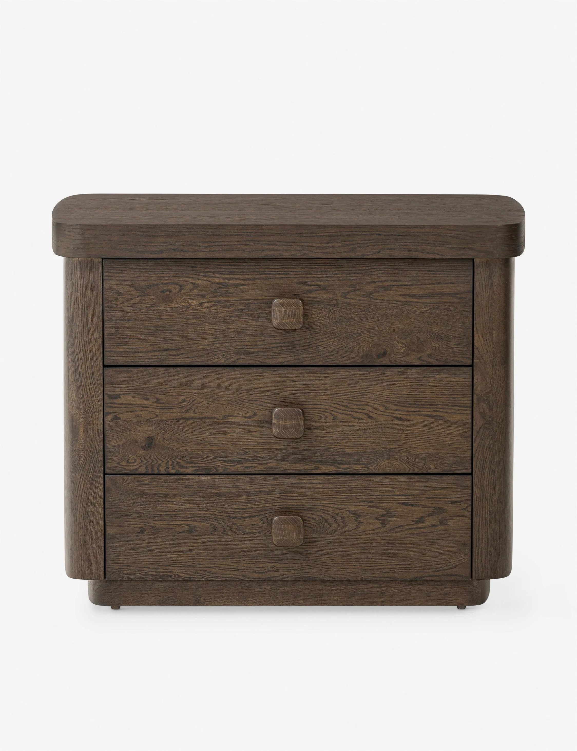 Nightstand - Rooted in sculptural simplicity, the nightstand offers a bold presence with a modern feel