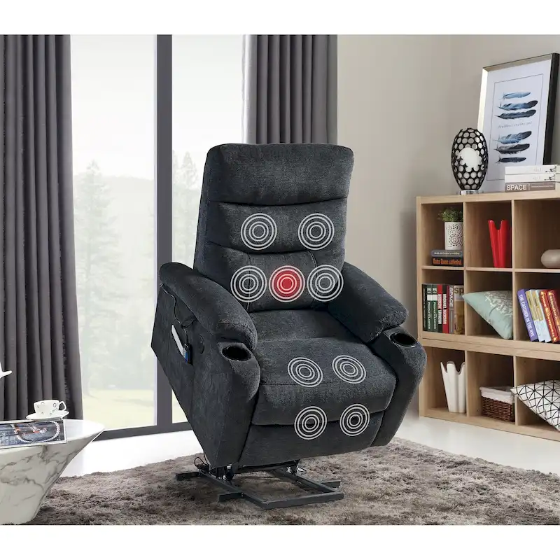 Electric Power Lift Recliner Chair with Massage