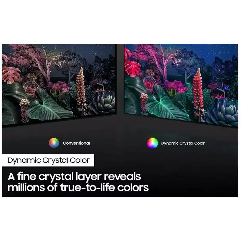 Samsung 50 Class Crystal UHD AU8000 Series - 4K UHD Dual LED HDR Smart TV with 60Hz & Alexa Built-in UN50AU8000 Refurbished