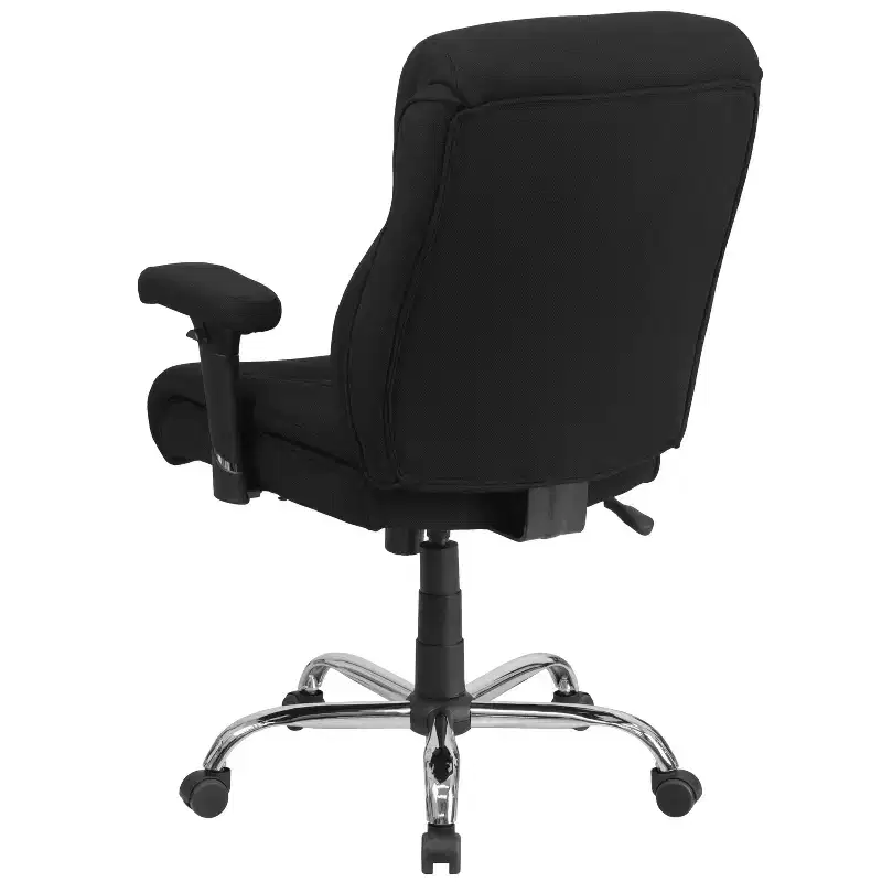Emma and Oliver 400 lb. Big & Tall Mid-Back Swivel Clean Line Stitch Ergonomic Task Office Chair