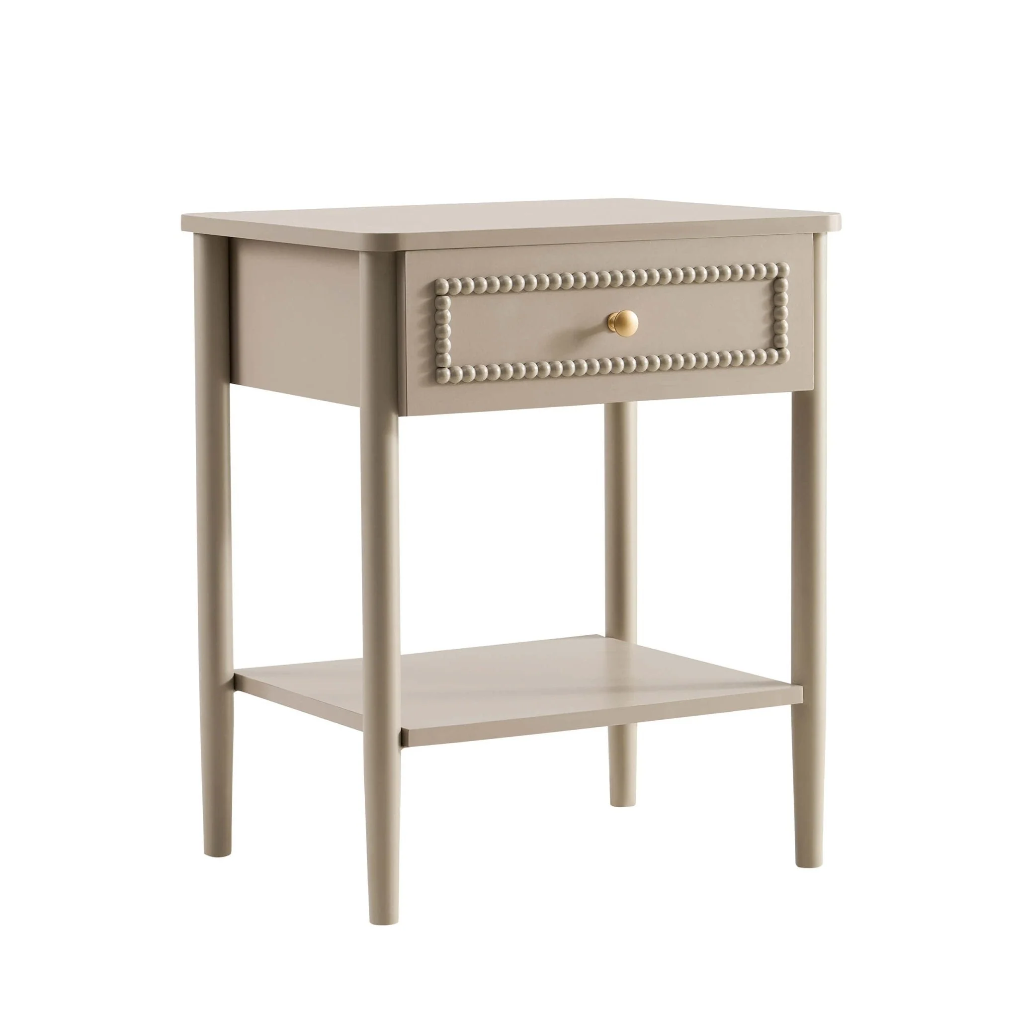 1 Drawer Nightstand - Taupe