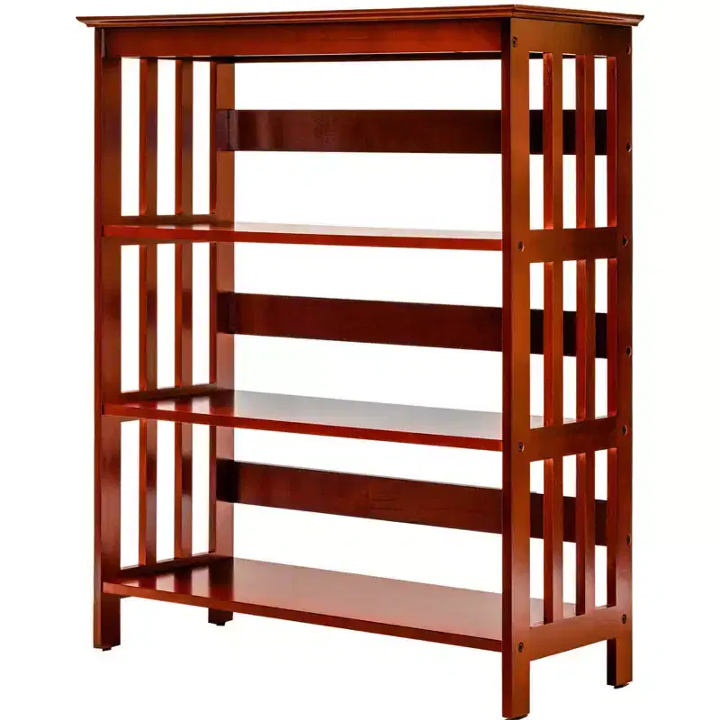 3 Tier Wooden Bookshelf Bookcase Shelves