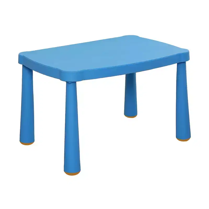 CLIHOME High Quality Plastic Children Activity Rectangular Table,Suitable for School,Home Kids Table