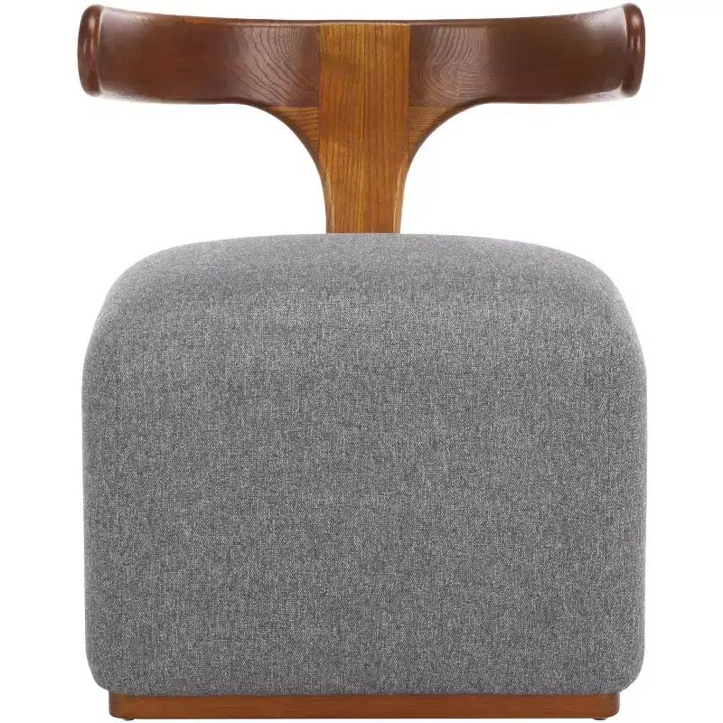 Oreus Accent Chair - ACH3400A - Grey/Walnut - Safavieh