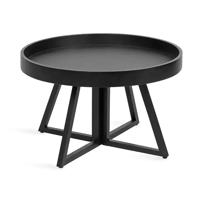 Kate and Laurel Avery Round Wood Coffee Table