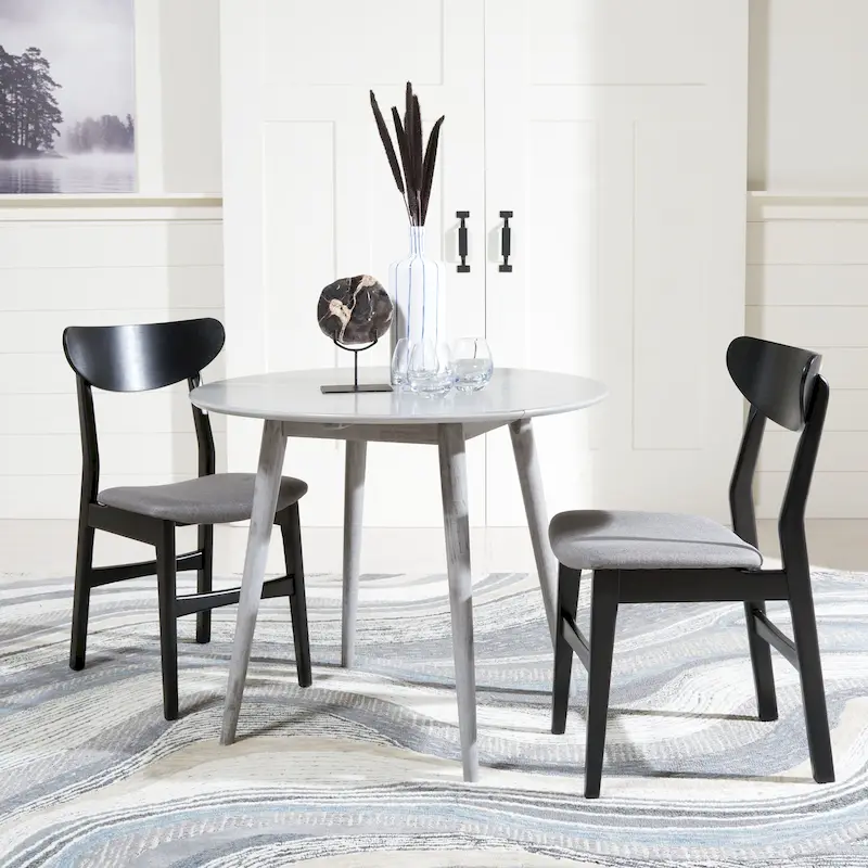 SAFAVIEH Geoff Folding Round Dining Room Table - 35 W x 35 L x 29 H - 35Wx35Dx29H