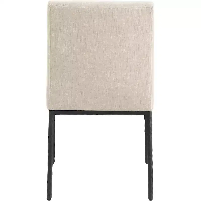Meridian Furniture,Reeves Chenille Fabric Dining Chair, Set of 2