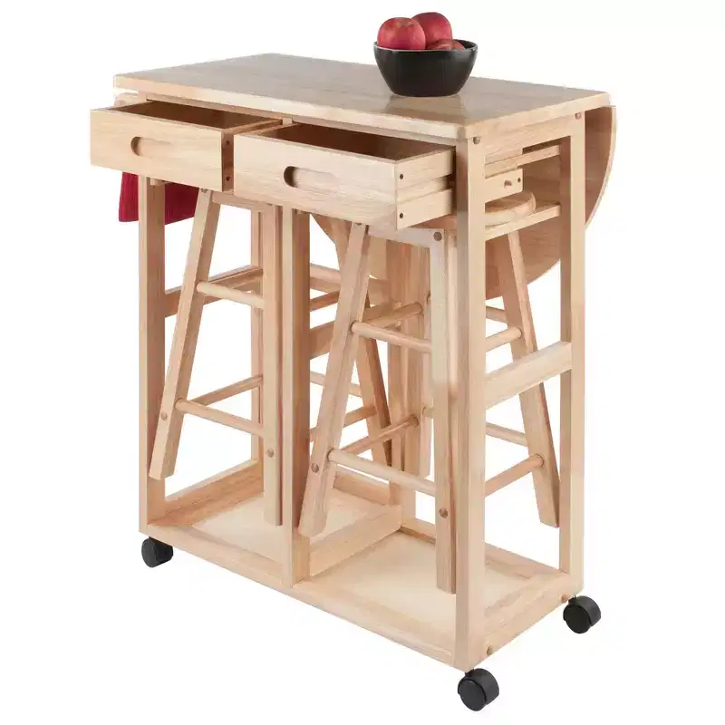 3pc Burnett Space Saver Set Beech - Winsome