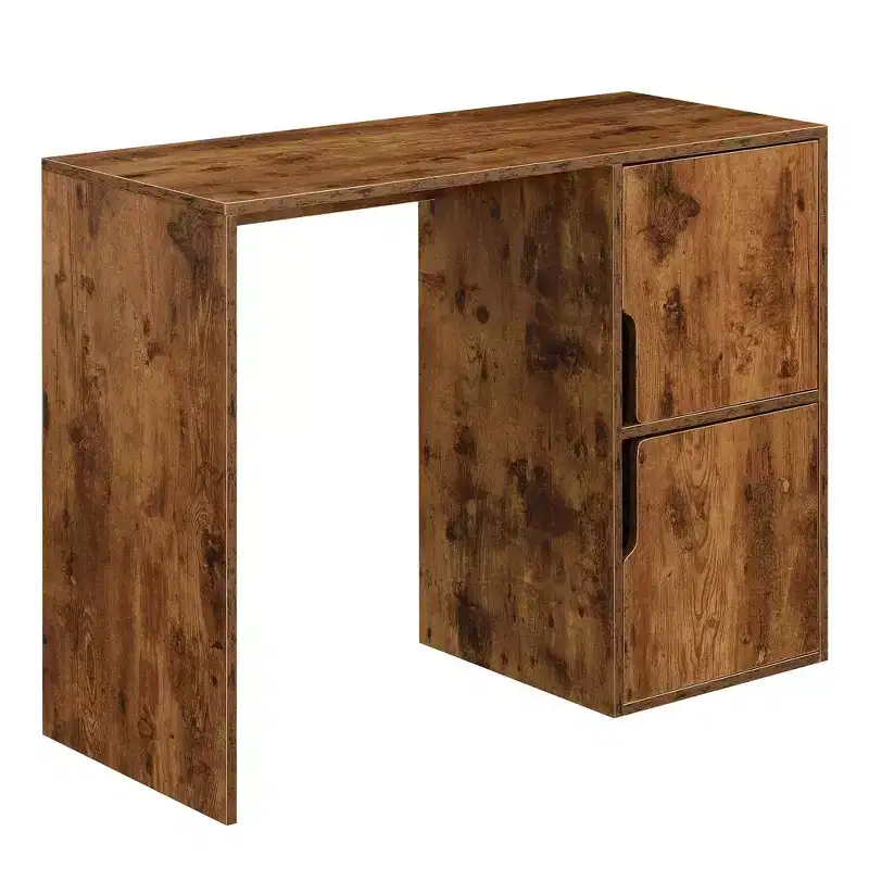 Student Desk with Storage Cabinets