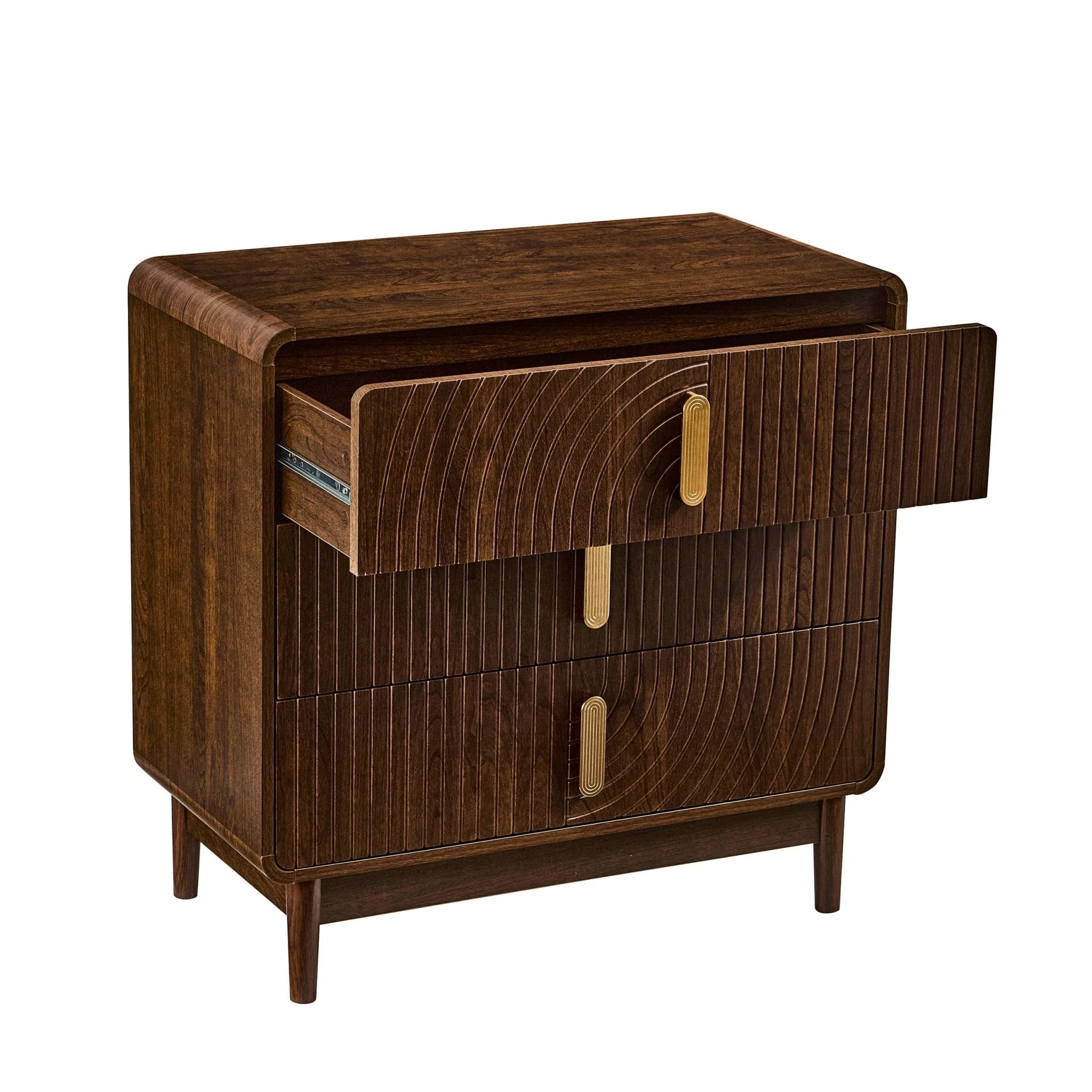 3 Drawer Chest - Walnut