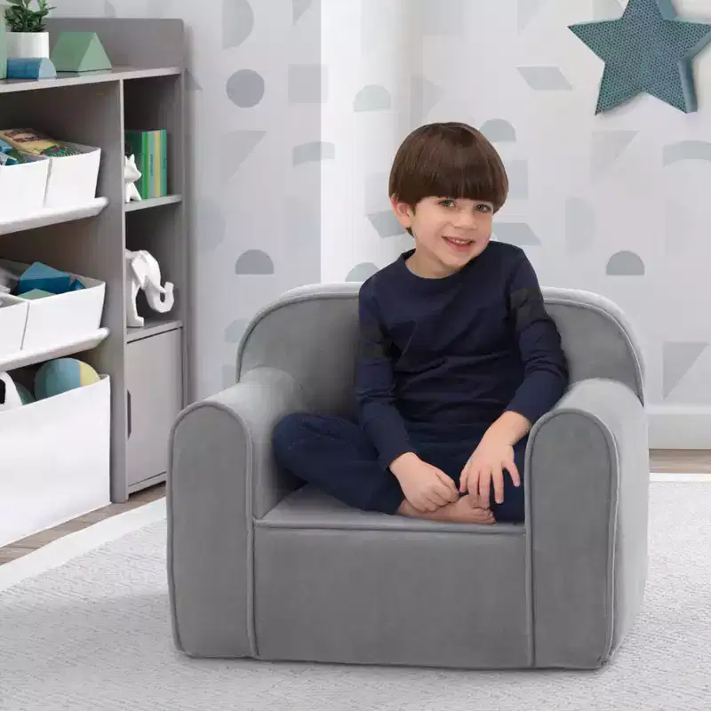Delta Children Cozee Kids Embroidered Foam Arm Chair