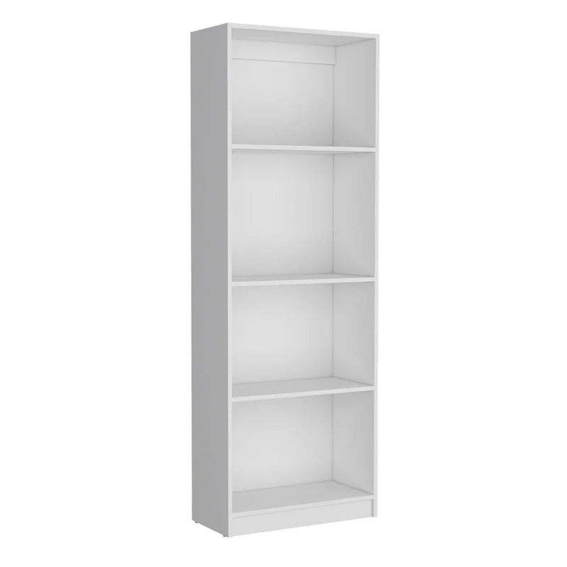 74 Wide 5-Shelf and Cabinet Bookcase