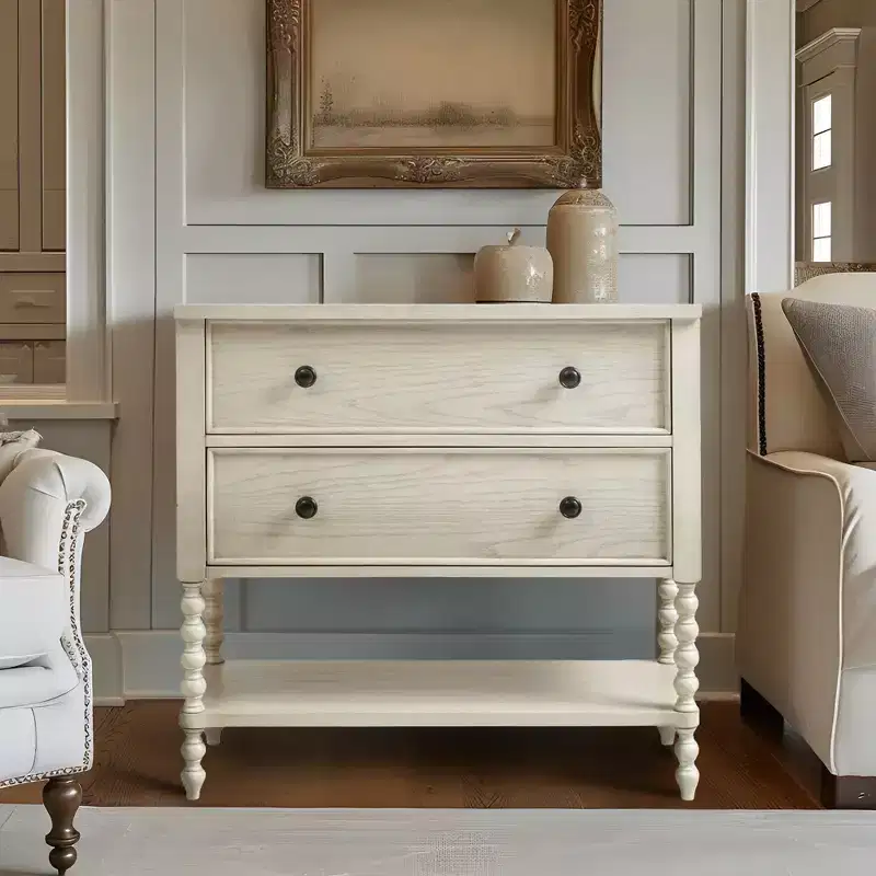Farmhouse 2-Drawer Console Table