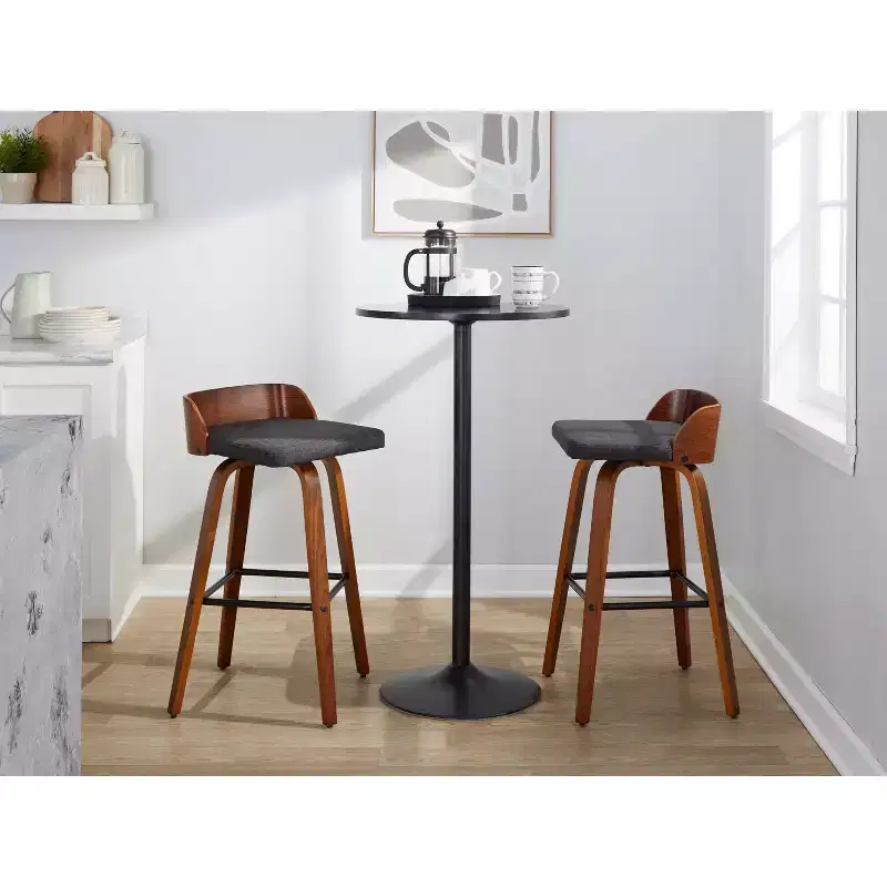 Set of 2 30 Maya Swivel Barstools