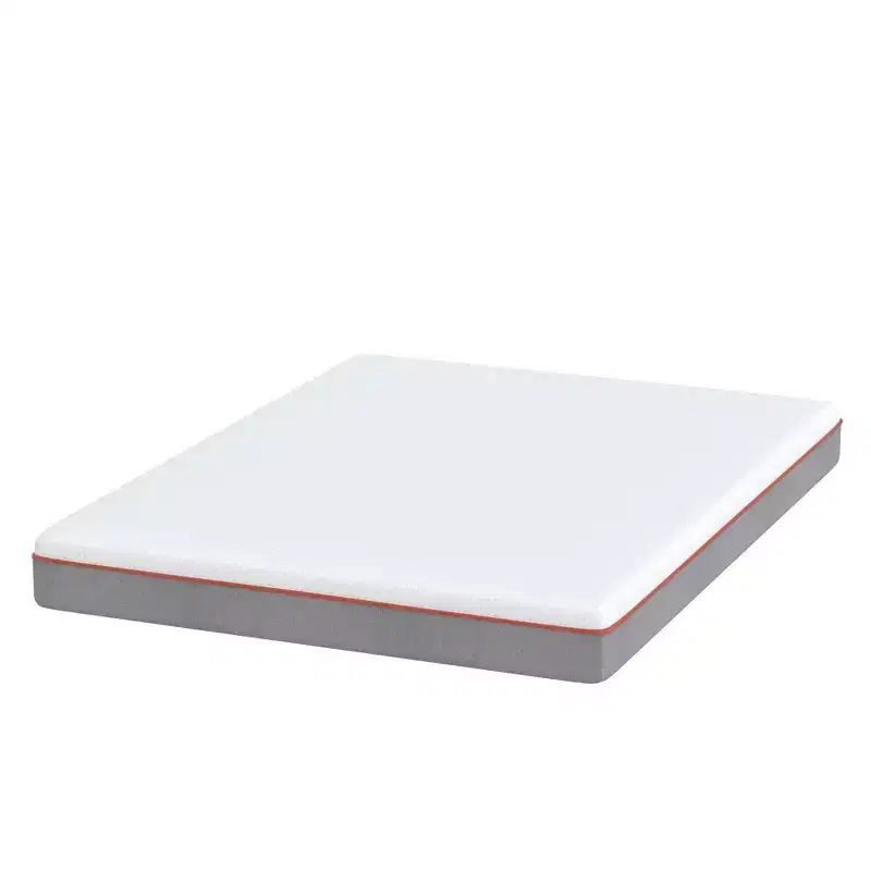 White Medium Firm Memory Foam Mattress, 8