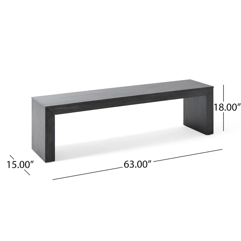 Pannell Farmhouse Acacia Wood Dining Bench by Christopher Knight Home