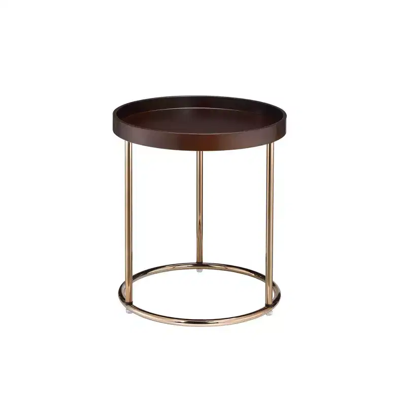 21.75 Edie Mid-Century Lipped Edge Accent Table - Ore International