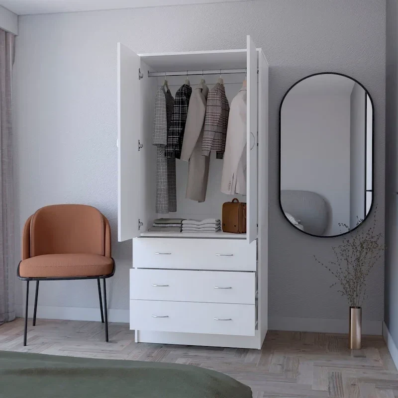 Prescott Armoire - White