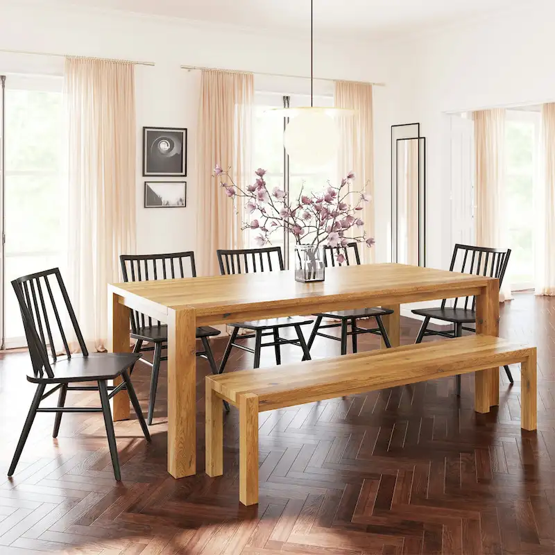 Poly & Bark Talia Solid Wood Dining Chair