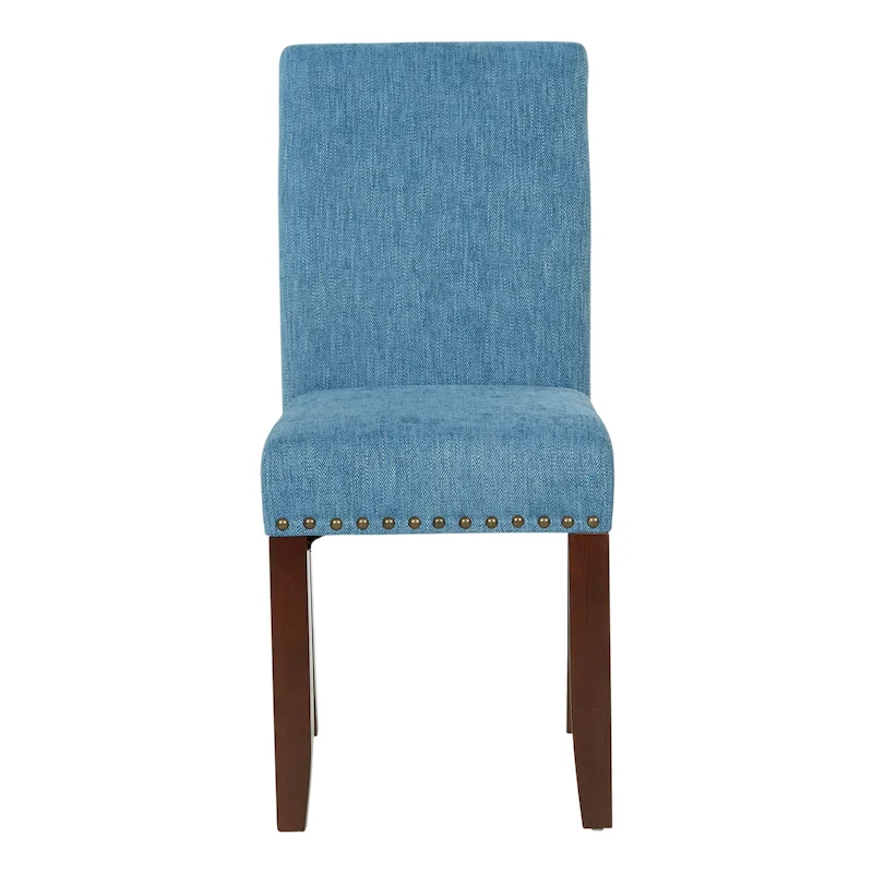 Copper Grove Five Bridge Eco Parsons Faux Leather Nailhead Chair