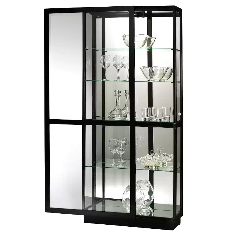 Howard Miller 680572 Jayden Iii Curio Cabinet 680572 Gloss Black