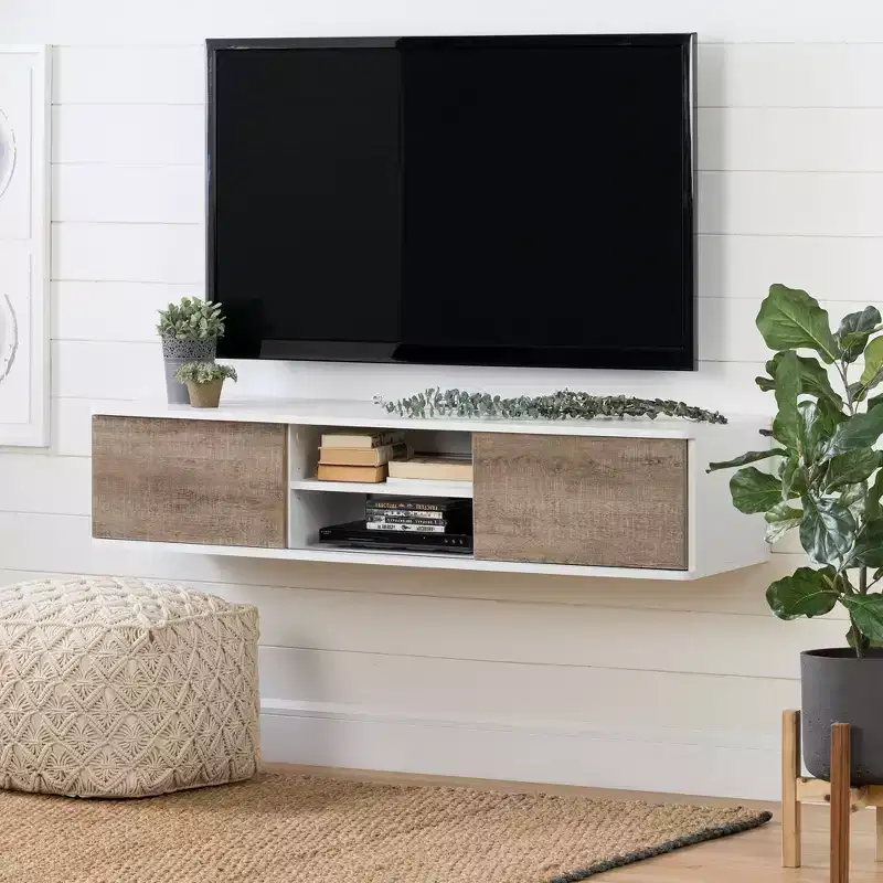 Agora Wall Mounted TV Stand for TVs up to 55 - South Shore