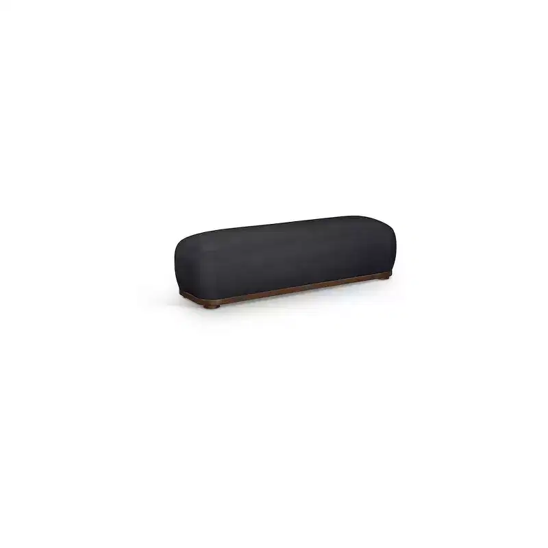 Meridian Furniture,Calum Chenille Fabric Bench