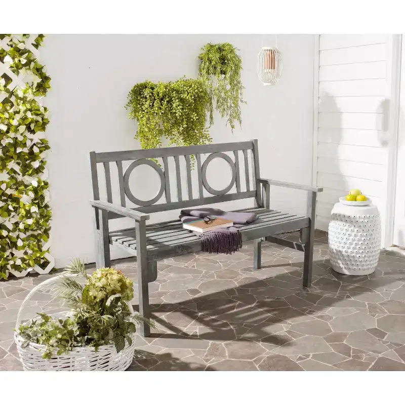 Piedmont Folding Bench - Outdoor - PAT6714 - Safavieh