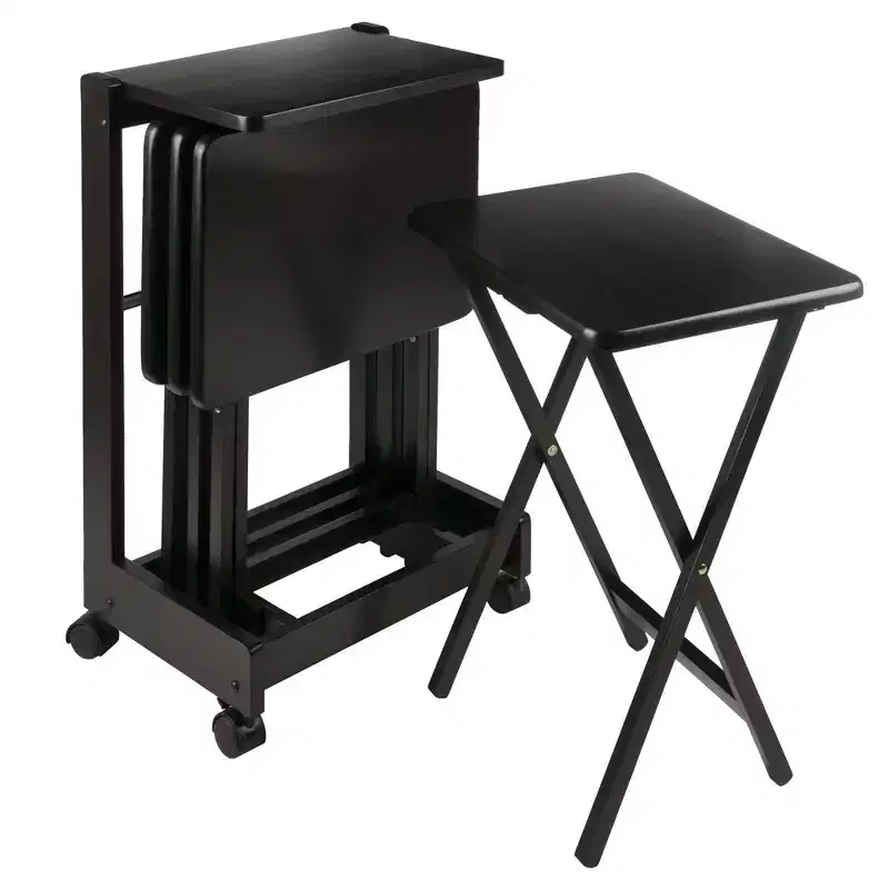5pc Brienda Set Flip Top Snack Table - Winsome