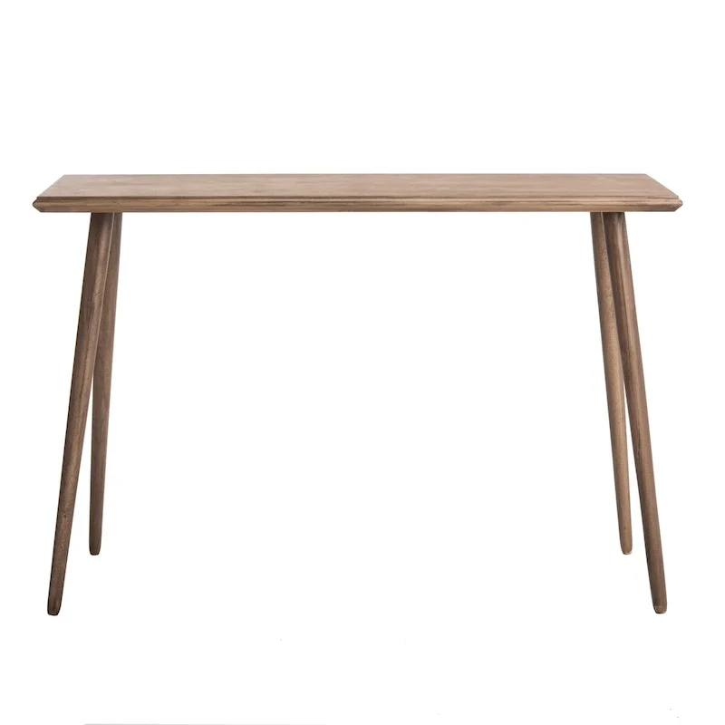 Light Brown / Slate Grey / Vintage White Mid-Century Console Table for 1 | 47