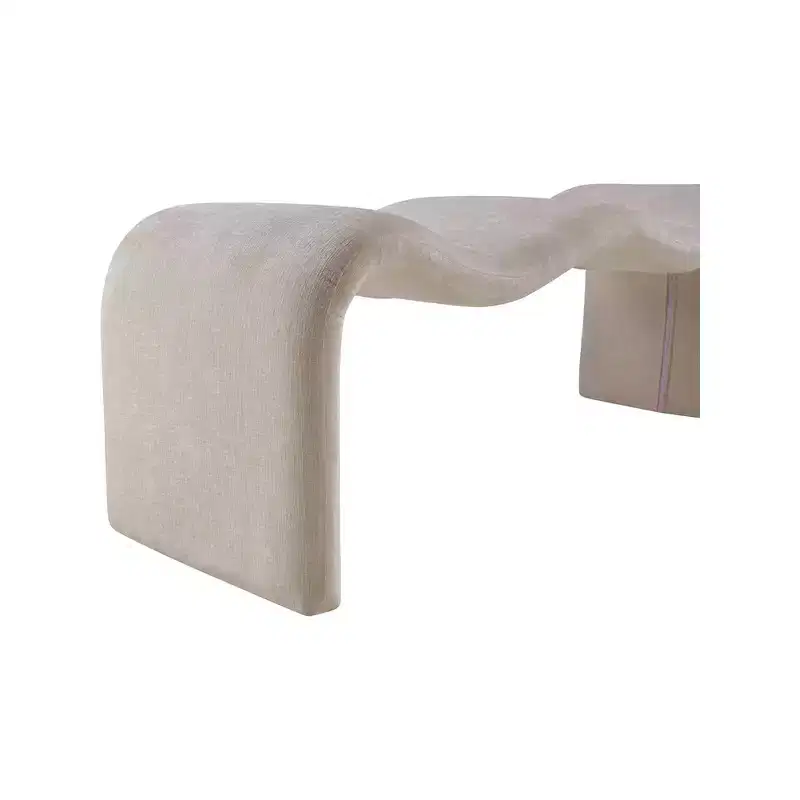 Meridian Furniture,Willow Chenille Fabric Bench