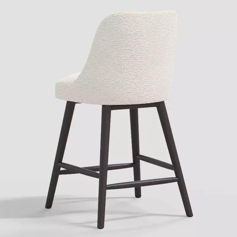 27 Geller Counter Height Barstool with Footrest Sheepskin Natural - Threshold™